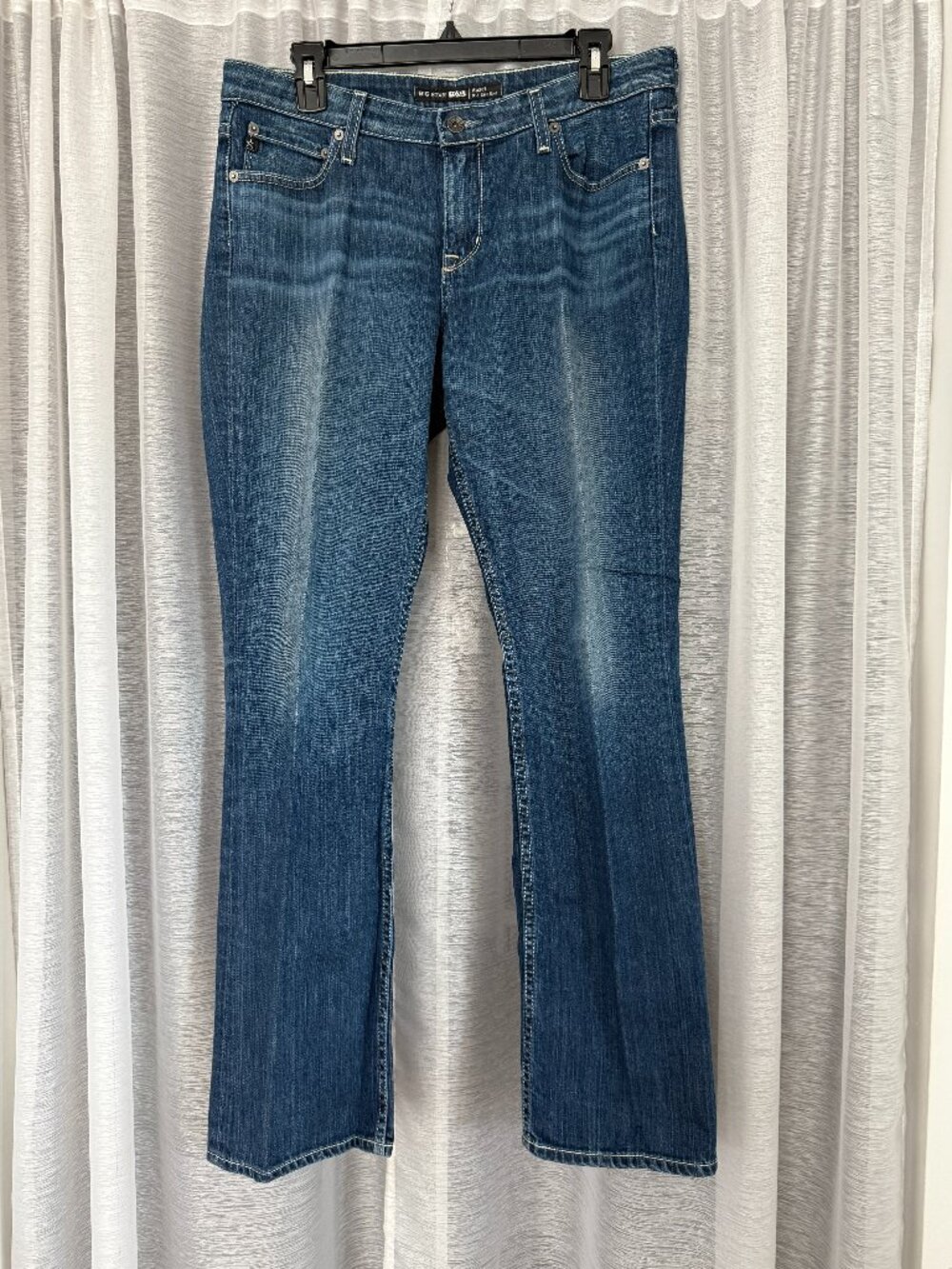 BIG STAR Hazel Bootcut Jeans Size 32 R with Black Branded 1974 Tote | EXC COND